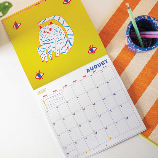 2026 Ashley Percival Cats Wall Calendar by Good Tuesday
