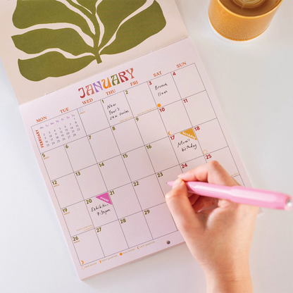 2026 Botanical Wall Calendar by Good Tuesday