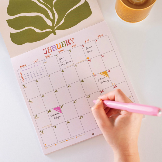 2026 Botanical Wall Calendar by Good Tuesday