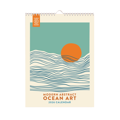 2026 Tidal Waves A4 Calendar by Good Tuesday