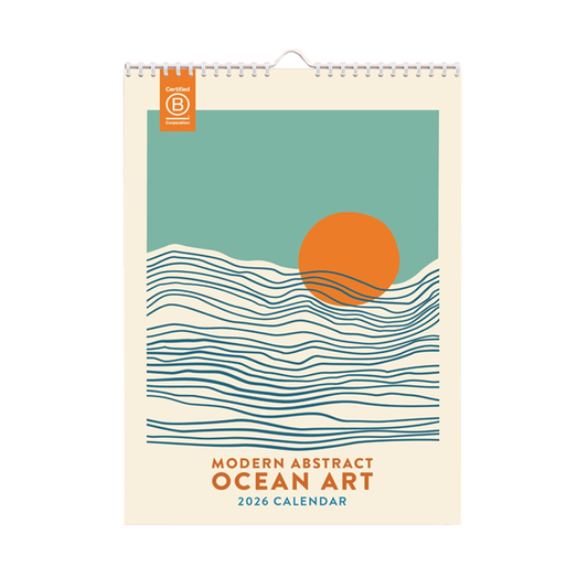 2026 Tidal Waves A4 Calendar by Good Tuesday