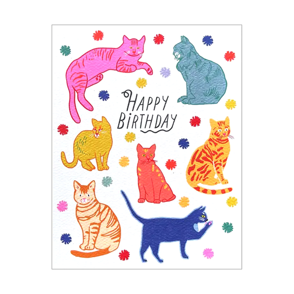 Birthday Cats Card by Hartland