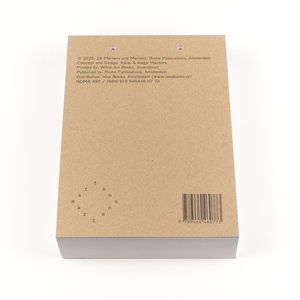 2026 Daily Calendar by Karel Martens