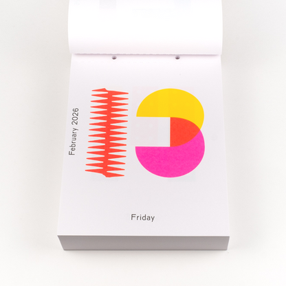 2026 Daily Calendar by Karel Martens