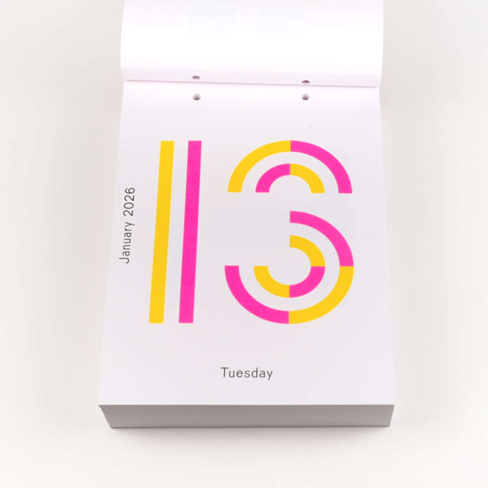 2026 Daily Calendar by Karel Martens