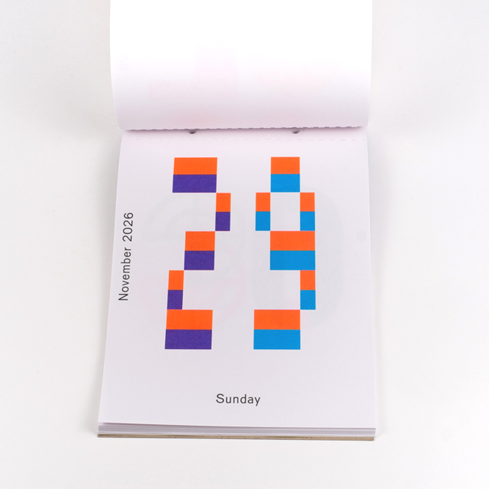 2026 Daily Calendar by Karel Martens