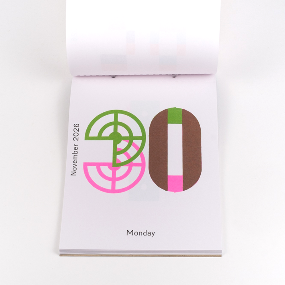 2026 Daily Calendar by Karel Martens