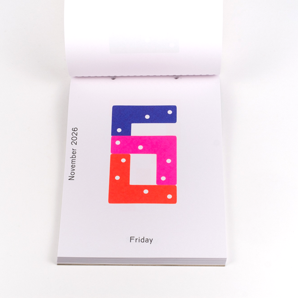 2026 Daily Calendar by Karel Martens