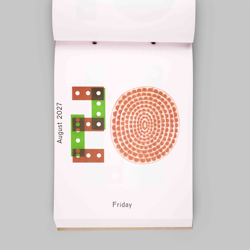 2027 Daily Calendar by Karel Martens