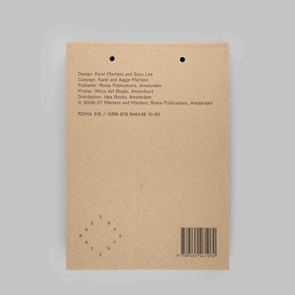 2027 Daily Calendar by Karel Martens