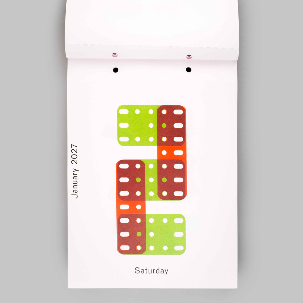 2027 Daily Calendar by Karel Martens