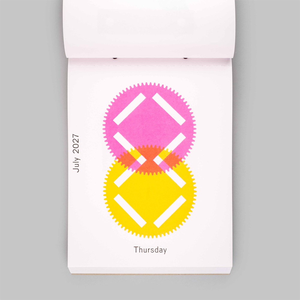 2027 Daily Calendar by Karel Martens