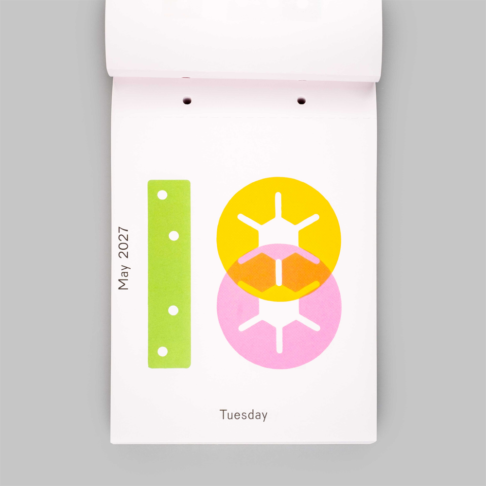 2027 Daily Calendar by Karel Martens