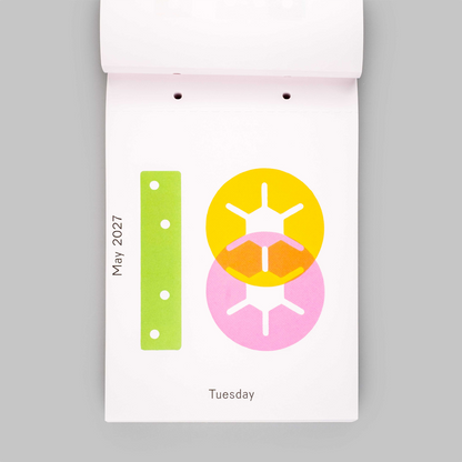 2027 Daily Calendar by Karel Martens