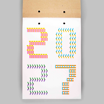 2027 Daily Calendar by Karel Martens