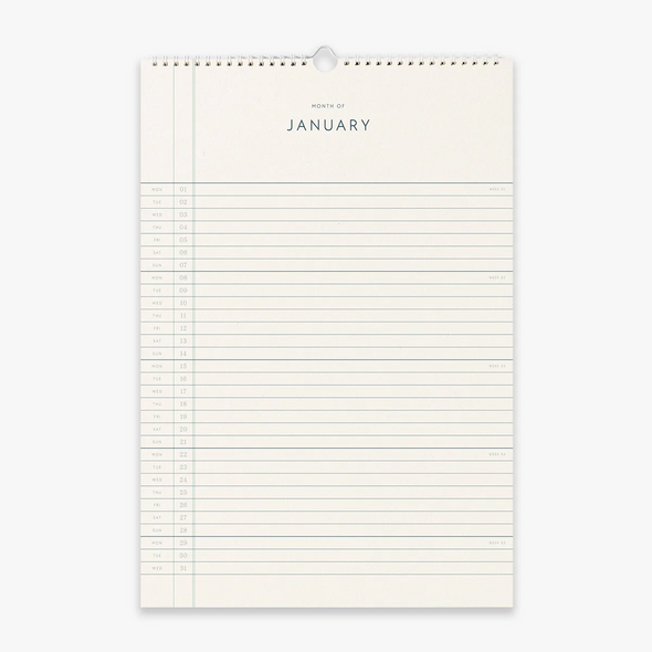 2024 Wall Calendar by Kartotek