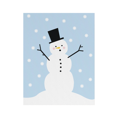 Winter Snowman Card by Knot & Bow