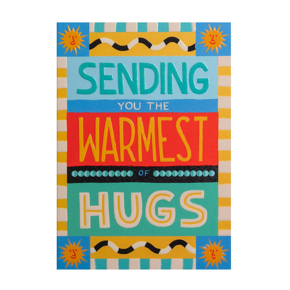 Ruby Taylor Warmest of Hugs Card by Lagom Design