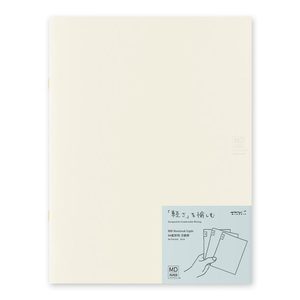 MD Notebook A4 Light Set of 3 by Midori