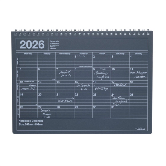 2026 Notebook Calendar M Monthly Planner by Mark's