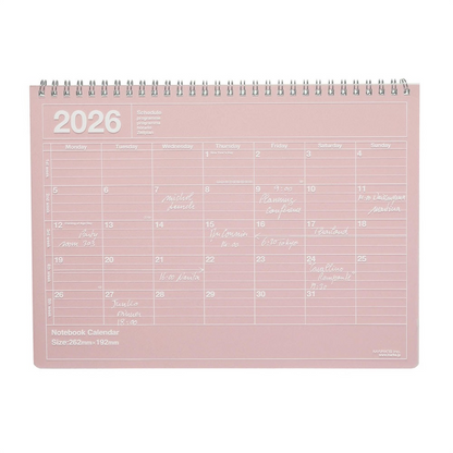 2026 Notebook Calendar M Monthly Planner by Mark's