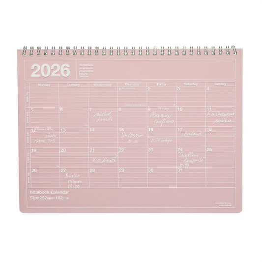 2026 Notebook Calendar M Monthly Planner by Mark's