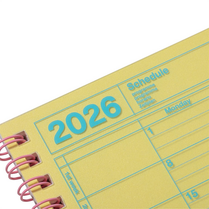 2026 Notebook Calendar XS Monthly Planner by Mark's