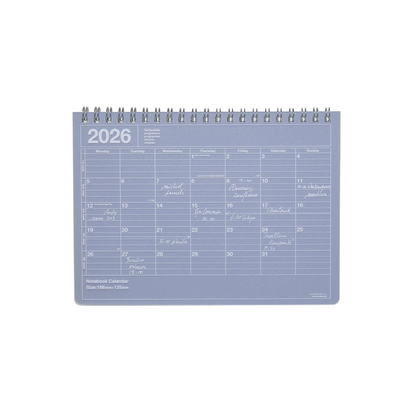 2026 Notebook Calendar S Monthly Planner by Mark's