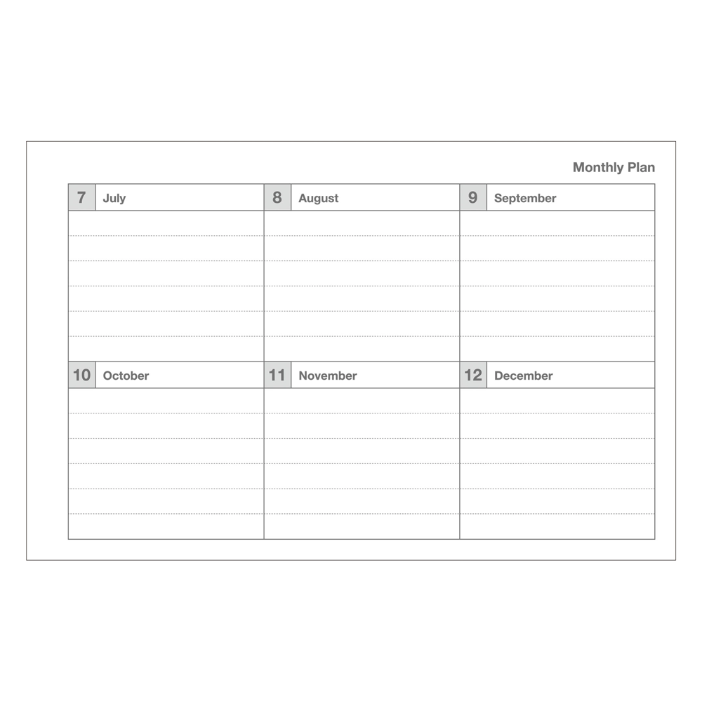 Dayfree Weekly Schedule Planner by Mark's