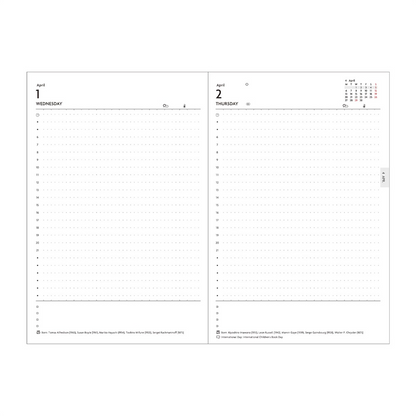 Edit 2026 Daily B6 Planner by Mark's