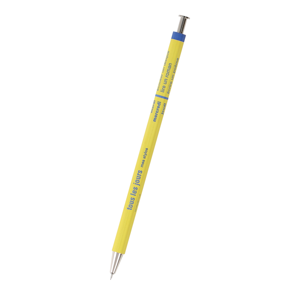 Tous Les Jours Days Wooden Needle-Point Pen by Mark's