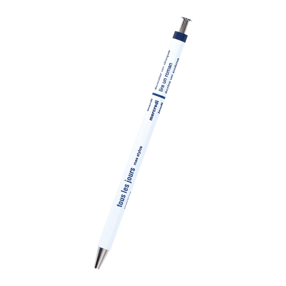 Tous Les Jours Days Wooden Needle-Point Pen by Mark's