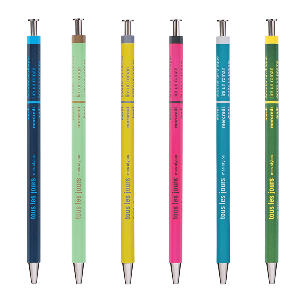 Tous Les Jours Days Wooden Needle-Point Pen by Mark's