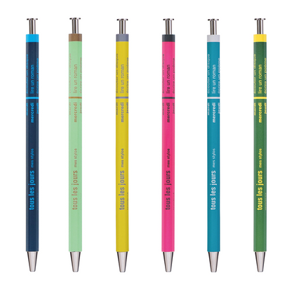 Tous Les Jours Days Wooden Needle-Point Pen by Mark's