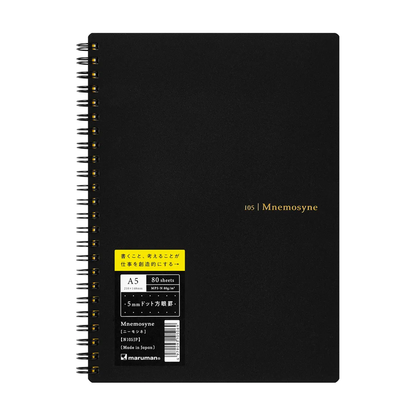 Mnemosyne 105 Notebook A5 Dot Grid by Maruman
