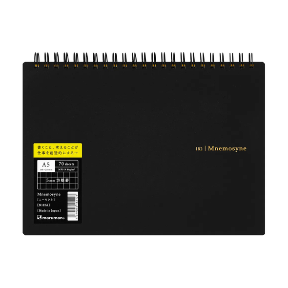Mnemosyne 182 Notebook A5 Grid 5mm by Maruman