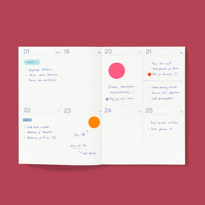 2026 Frames Weekly Planner by mishmash