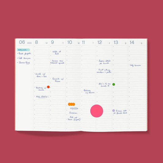 2026 Time-Block Weekly Planner by mishmash
