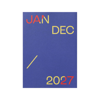 2027 Time-Block Weekly Planner by mishmash