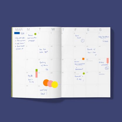 2027 Time-Block Weekly Planner by mishmash