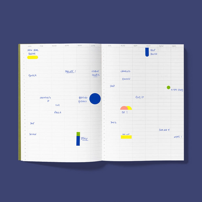 2027 Time-Block Weekly Planner by mishmash