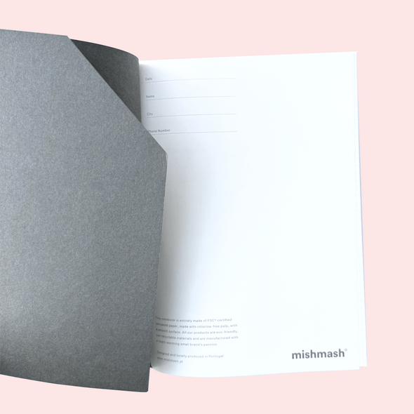 A5 Naked Notebook by Mishmash