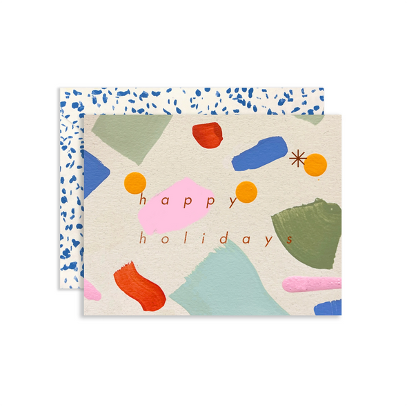 Holiday Confetti Card Set by Moglea