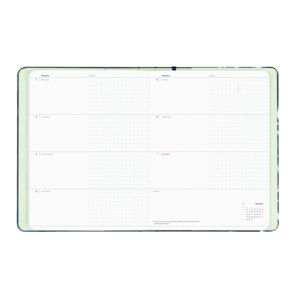 2024 Horizontal Planner Refill by Mossery