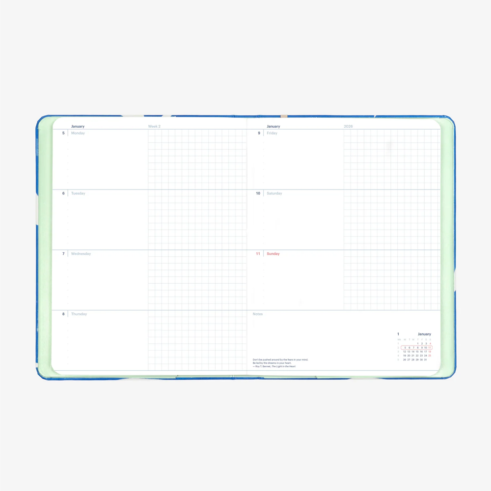 2026 Horizontal Planner Refill by Mossery