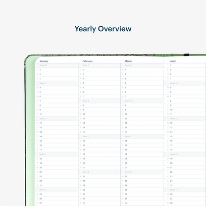 2027 Horizontal Planner Refill by Mossery
