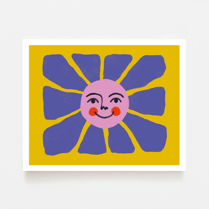 Julia GR Sunflower Print by Paperole