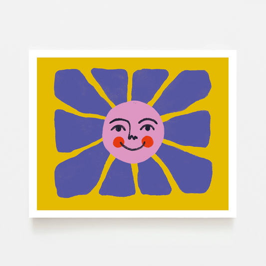 Julia GR Sunflower Print by Paperole