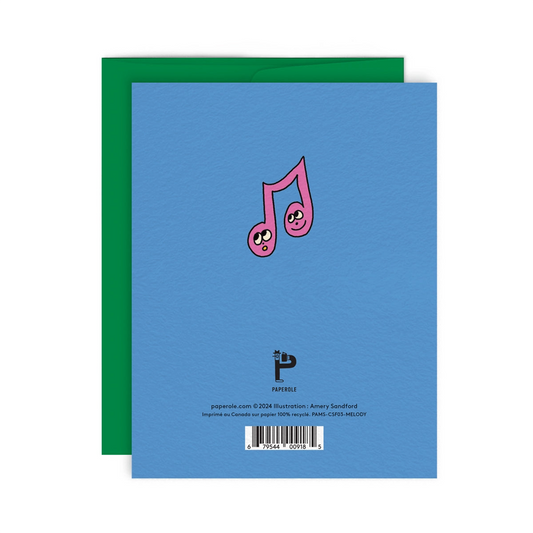 Melody Card by Paperole