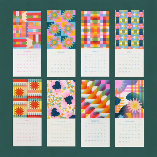 2026 Mini Hanging Calendar by Risotto